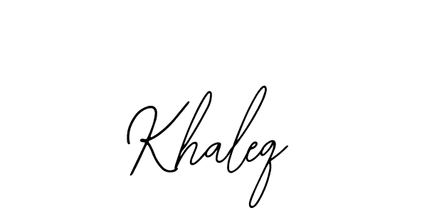 Here are the top 10 professional signature styles for the name Khaleq. These are the best autograph styles you can use for your name. Khaleq signature style 12 images and pictures png