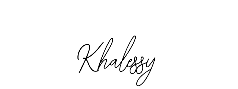 Khalessy stylish signature style. Best Handwritten Sign (Bearetta-2O07w) for my name. Handwritten Signature Collection Ideas for my name Khalessy. Khalessy signature style 12 images and pictures png