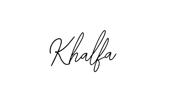 Bearetta-2O07w is a professional signature style that is perfect for those who want to add a touch of class to their signature. It is also a great choice for those who want to make their signature more unique. Get Khalfa name to fancy signature for free. Khalfa signature style 12 images and pictures png