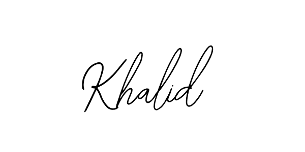 It looks lik you need a new signature style for name Khalid. Design unique handwritten (Bearetta-2O07w) signature with our free signature maker in just a few clicks. Khalid signature style 12 images and pictures png
