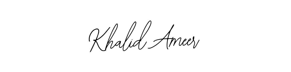 Best and Professional Signature Style for Khalid Ameer. Bearetta-2O07w Best Signature Style Collection. Khalid Ameer signature style 12 images and pictures png