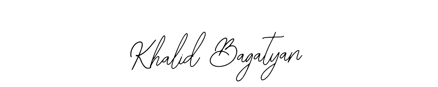 See photos of Khalid Bagatyan official signature by Spectra . Check more albums & portfolios. Read reviews & check more about Bearetta-2O07w font. Khalid Bagatyan signature style 12 images and pictures png