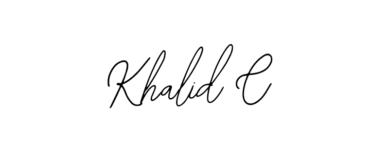 Best and Professional Signature Style for Khalid C. Bearetta-2O07w Best Signature Style Collection. Khalid C signature style 12 images and pictures png