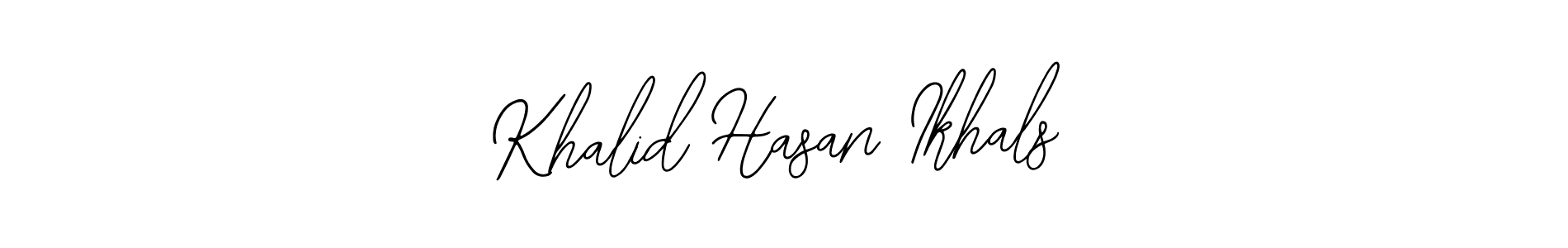 How to Draw Khalid Hasan Ikhals signature style? Bearetta-2O07w is a latest design signature styles for name Khalid Hasan Ikhals. Khalid Hasan Ikhals signature style 12 images and pictures png