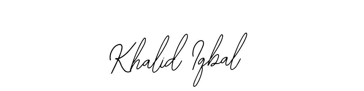 Khalid Iqbal stylish signature style. Best Handwritten Sign (Bearetta-2O07w) for my name. Handwritten Signature Collection Ideas for my name Khalid Iqbal. Khalid Iqbal signature style 12 images and pictures png