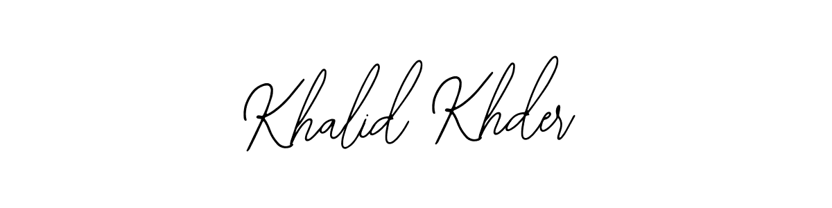 Also we have Khalid Khder name is the best signature style. Create professional handwritten signature collection using Bearetta-2O07w autograph style. Khalid Khder signature style 12 images and pictures png