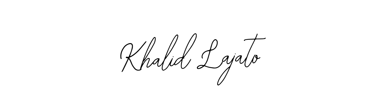 Create a beautiful signature design for name Khalid Lajato. With this signature (Bearetta-2O07w) fonts, you can make a handwritten signature for free. Khalid Lajato signature style 12 images and pictures png