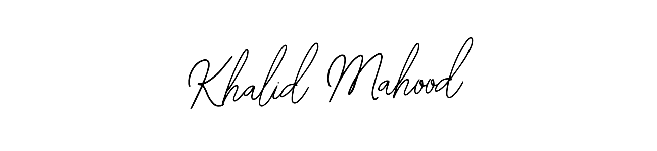 Also You can easily find your signature by using the search form. We will create Khalid Mahood name handwritten signature images for you free of cost using Bearetta-2O07w sign style. Khalid Mahood signature style 12 images and pictures png