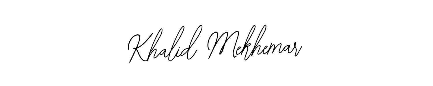 You can use this online signature creator to create a handwritten signature for the name Khalid Mekhemar. This is the best online autograph maker. Khalid Mekhemar signature style 12 images and pictures png