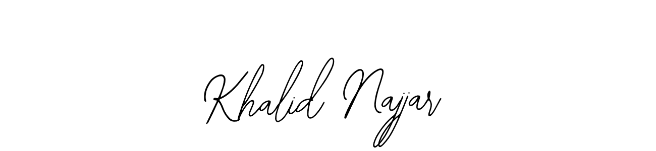 It looks lik you need a new signature style for name Khalid Najjar. Design unique handwritten (Bearetta-2O07w) signature with our free signature maker in just a few clicks. Khalid Najjar signature style 12 images and pictures png