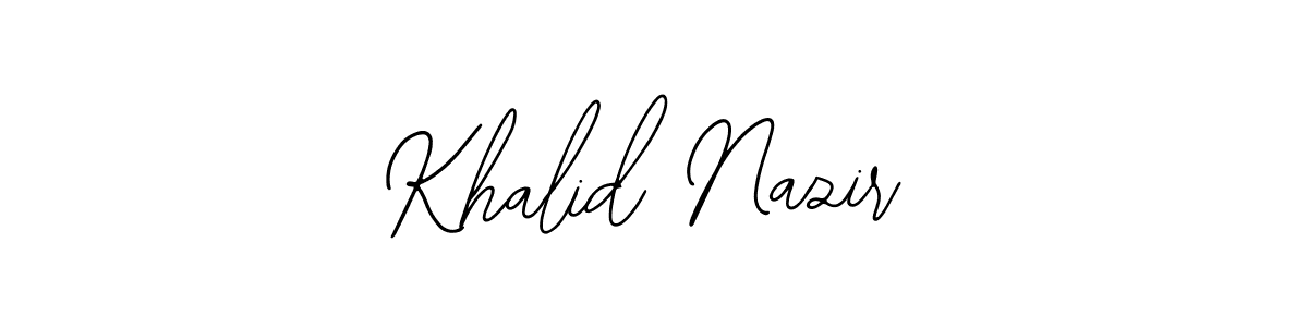 Create a beautiful signature design for name Khalid Nazir. With this signature (Bearetta-2O07w) fonts, you can make a handwritten signature for free. Khalid Nazir signature style 12 images and pictures png