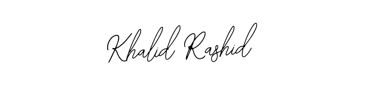 Khalid Rashid stylish signature style. Best Handwritten Sign (Bearetta-2O07w) for my name. Handwritten Signature Collection Ideas for my name Khalid Rashid. Khalid Rashid signature style 12 images and pictures png