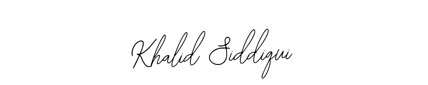 You can use this online signature creator to create a handwritten signature for the name Khalid Siddiqui. This is the best online autograph maker. Khalid Siddiqui signature style 12 images and pictures png