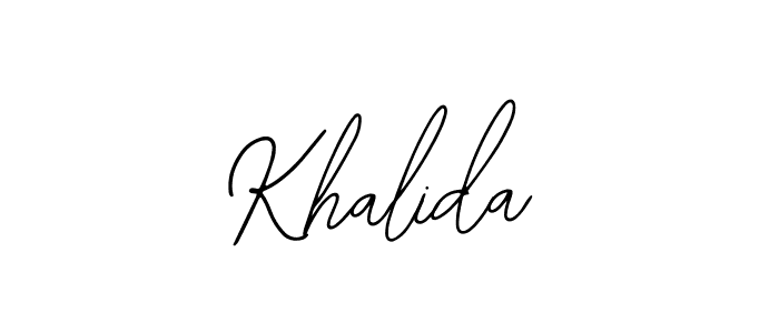 Create a beautiful signature design for name Khalida. With this signature (Bearetta-2O07w) fonts, you can make a handwritten signature for free. Khalida signature style 12 images and pictures png