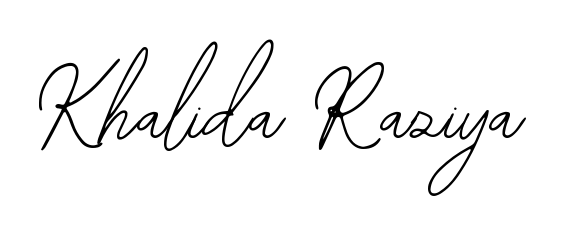 You should practise on your own different ways (Bearetta-2O07w) to write your name (Khalida Raziya) in signature. Don't let someone else do it for you. Khalida Raziya signature style 12 images and pictures png