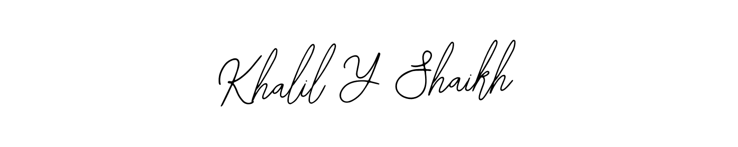 Best and Professional Signature Style for Khalil Y Shaikh. Bearetta-2O07w Best Signature Style Collection. Khalil Y Shaikh signature style 12 images and pictures png