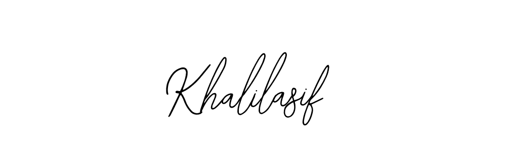 How to Draw Khalilasif signature style? Bearetta-2O07w is a latest design signature styles for name Khalilasif. Khalilasif signature style 12 images and pictures png