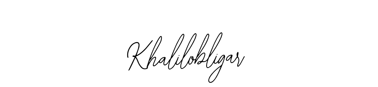 Similarly Bearetta-2O07w is the best handwritten signature design. Signature creator online .You can use it as an online autograph creator for name Khalilobligar. Khalilobligar signature style 12 images and pictures png