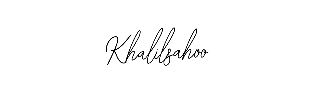 Khalilsahoo stylish signature style. Best Handwritten Sign (Bearetta-2O07w) for my name. Handwritten Signature Collection Ideas for my name Khalilsahoo. Khalilsahoo signature style 12 images and pictures png