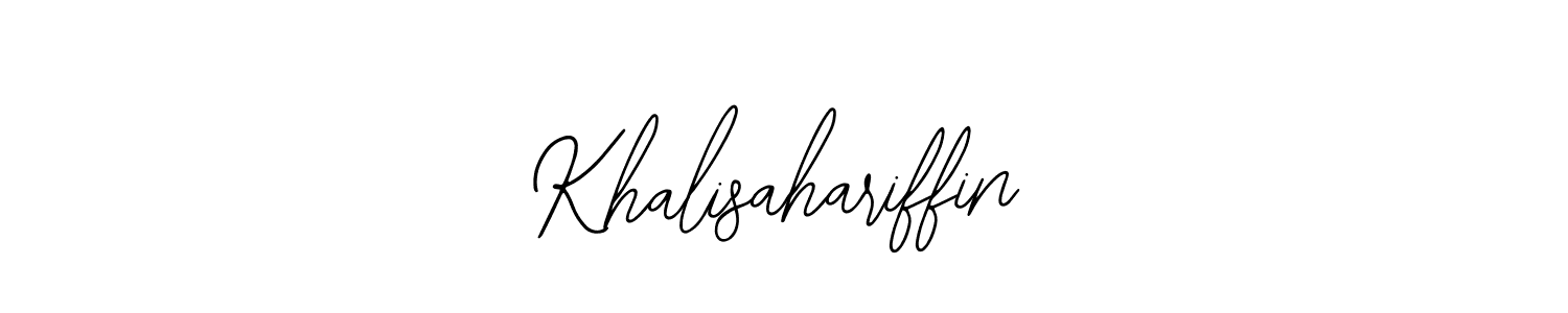 Make a beautiful signature design for name Khalisahariffin. With this signature (Bearetta-2O07w) style, you can create a handwritten signature for free. Khalisahariffin signature style 12 images and pictures png