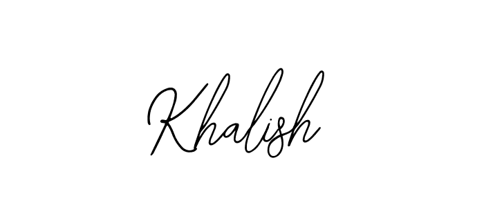 Best and Professional Signature Style for Khalish. Bearetta-2O07w Best Signature Style Collection. Khalish signature style 12 images and pictures png