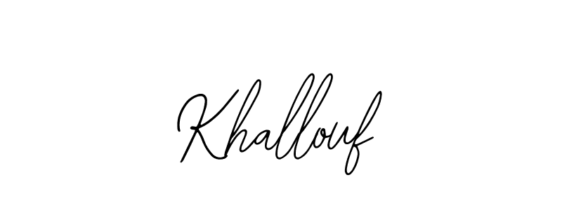 Best and Professional Signature Style for Khallouf. Bearetta-2O07w Best Signature Style Collection. Khallouf signature style 12 images and pictures png