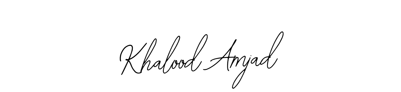 How to make Khalood Amjad signature? Bearetta-2O07w is a professional autograph style. Create handwritten signature for Khalood Amjad name. Khalood Amjad signature style 12 images and pictures png