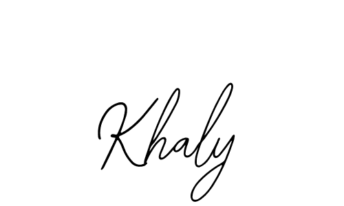 Create a beautiful signature design for name Khaly. With this signature (Bearetta-2O07w) fonts, you can make a handwritten signature for free. Khaly signature style 12 images and pictures png