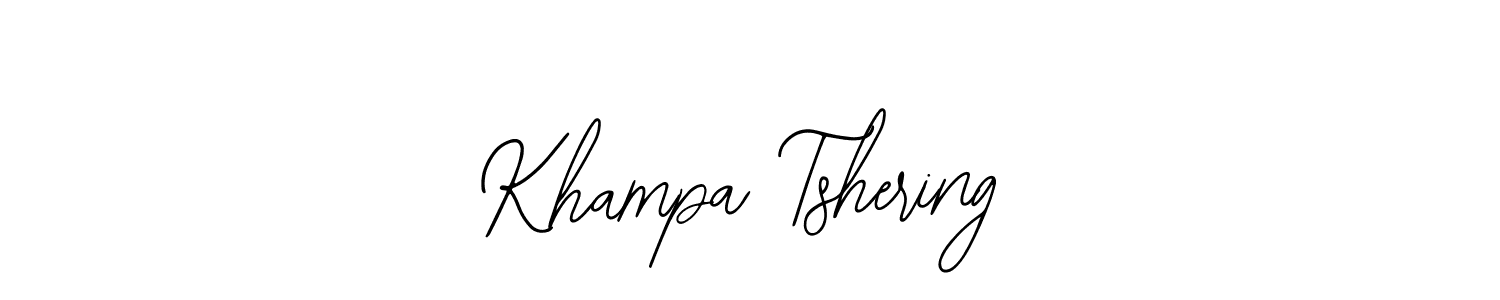 Make a beautiful signature design for name Khampa Tshering. Use this online signature maker to create a handwritten signature for free. Khampa Tshering signature style 12 images and pictures png