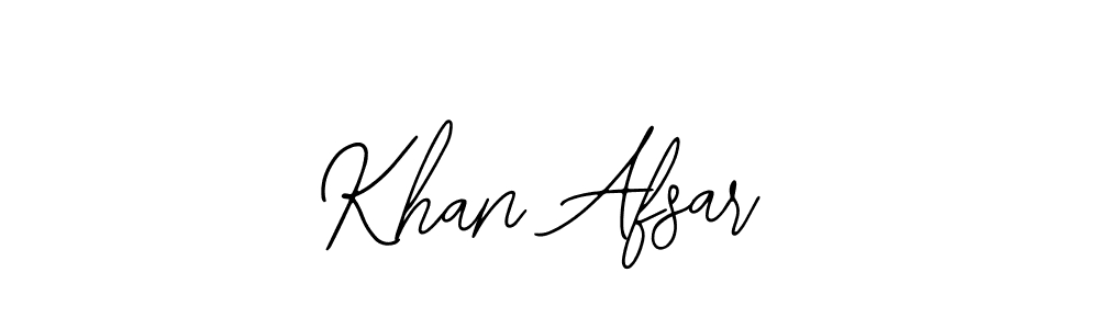 How to make Khan Afsar signature? Bearetta-2O07w is a professional autograph style. Create handwritten signature for Khan Afsar name. Khan Afsar signature style 12 images and pictures png