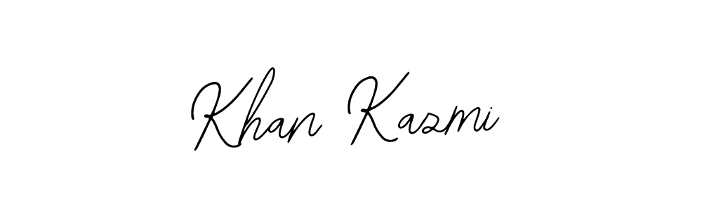 How to make Khan Kazmi signature? Bearetta-2O07w is a professional autograph style. Create handwritten signature for Khan Kazmi name. Khan Kazmi signature style 12 images and pictures png