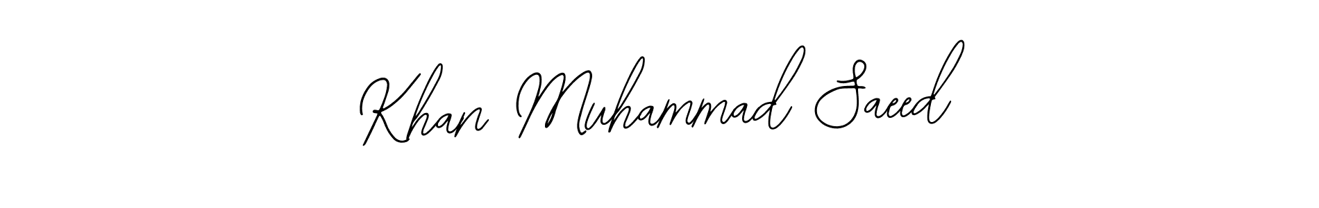 It looks lik you need a new signature style for name Khan Muhammad Saeed. Design unique handwritten (Bearetta-2O07w) signature with our free signature maker in just a few clicks. Khan Muhammad Saeed signature style 12 images and pictures png