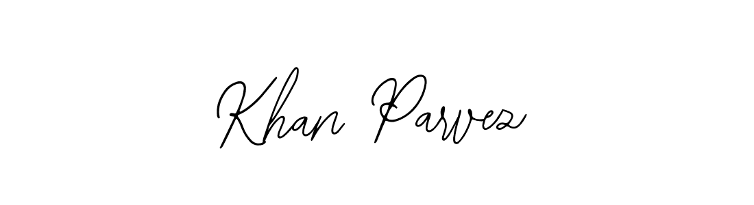 Also You can easily find your signature by using the search form. We will create Khan Parvez name handwritten signature images for you free of cost using Bearetta-2O07w sign style. Khan Parvez signature style 12 images and pictures png