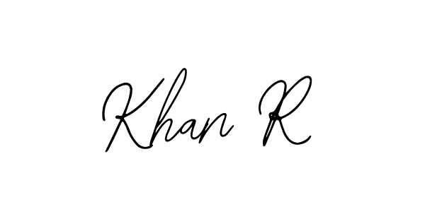 if you are searching for the best signature style for your name Khan R. so please give up your signature search. here we have designed multiple signature styles  using Bearetta-2O07w. Khan R signature style 12 images and pictures png