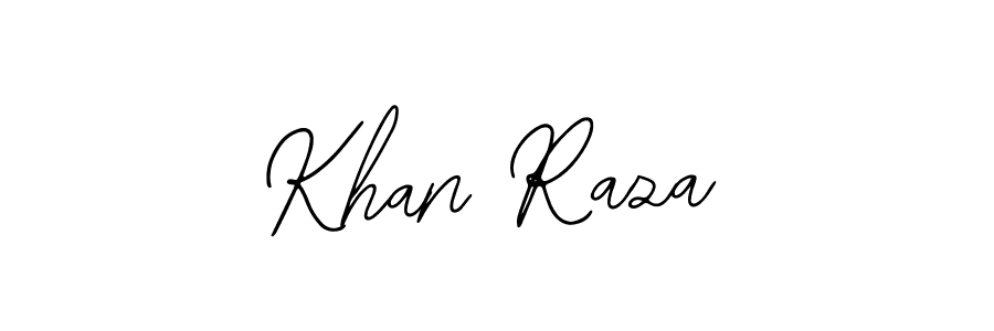 Use a signature maker to create a handwritten signature online. With this signature software, you can design (Bearetta-2O07w) your own signature for name Khan Raza. Khan Raza signature style 12 images and pictures png