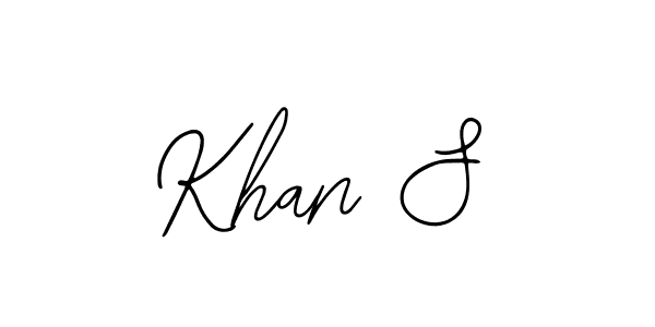 Use a signature maker to create a handwritten signature online. With this signature software, you can design (Bearetta-2O07w) your own signature for name Khan S. Khan S signature style 12 images and pictures png