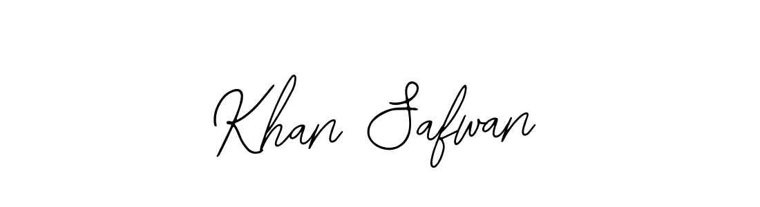 How to make Khan Safwan name signature. Use Bearetta-2O07w style for creating short signs online. This is the latest handwritten sign. Khan Safwan signature style 12 images and pictures png
