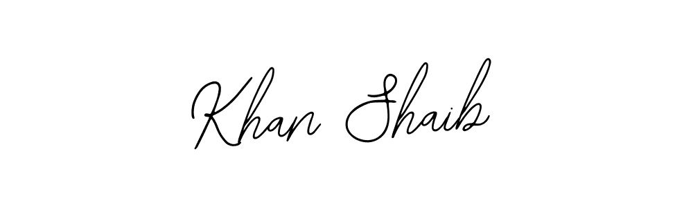 How to Draw Khan Shaib signature style? Bearetta-2O07w is a latest design signature styles for name Khan Shaib. Khan Shaib signature style 12 images and pictures png