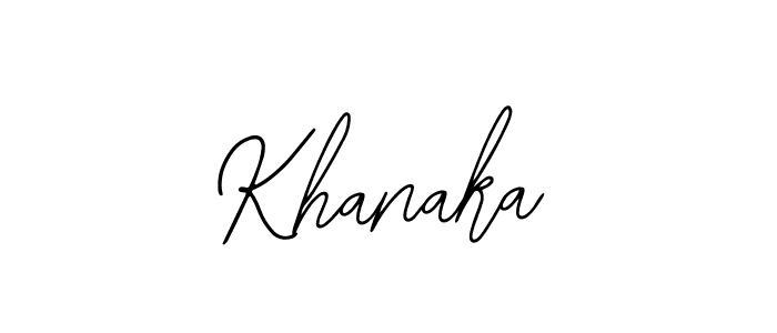 Also we have Khanaka name is the best signature style. Create professional handwritten signature collection using Bearetta-2O07w autograph style. Khanaka signature style 12 images and pictures png