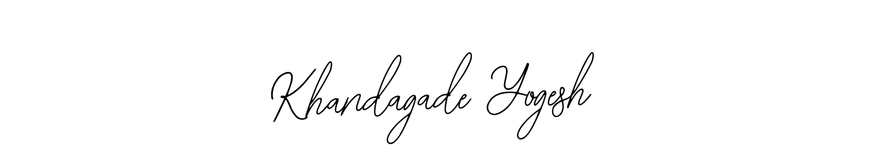 How to make Khandagade Yogesh signature? Bearetta-2O07w is a professional autograph style. Create handwritten signature for Khandagade Yogesh name. Khandagade Yogesh signature style 12 images and pictures png