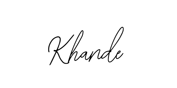 Here are the top 10 professional signature styles for the name Khande. These are the best autograph styles you can use for your name. Khande signature style 12 images and pictures png