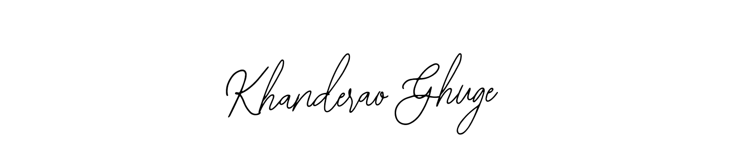 Best and Professional Signature Style for Khanderao Ghuge. Bearetta-2O07w Best Signature Style Collection. Khanderao Ghuge signature style 12 images and pictures png