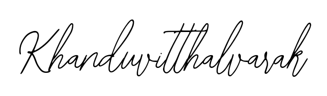 A stylish, flowing autograph style designed for name Khanduvitthalvarak using Bearetta-2O07w typography. Perfect for digital creative projects. Khanduvitthalvarak signature style 12 images and pictures png