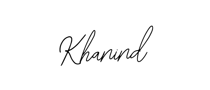 Make a beautiful signature design for name Khanind. With this signature (Bearetta-2O07w) style, you can create a handwritten signature for free. Khanind signature style 12 images and pictures png