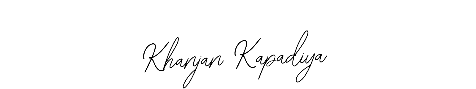 This is the best signature style for the Khanjan Kapadiya name. Also you like these signature font (Bearetta-2O07w). Mix name signature. Khanjan Kapadiya signature style 12 images and pictures png