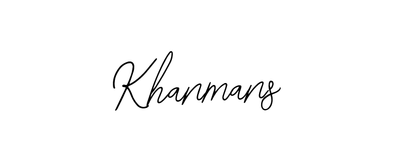 Also we have Khanmans name is the best signature style. Create professional handwritten signature collection using Bearetta-2O07w autograph style. Khanmans signature style 12 images and pictures png