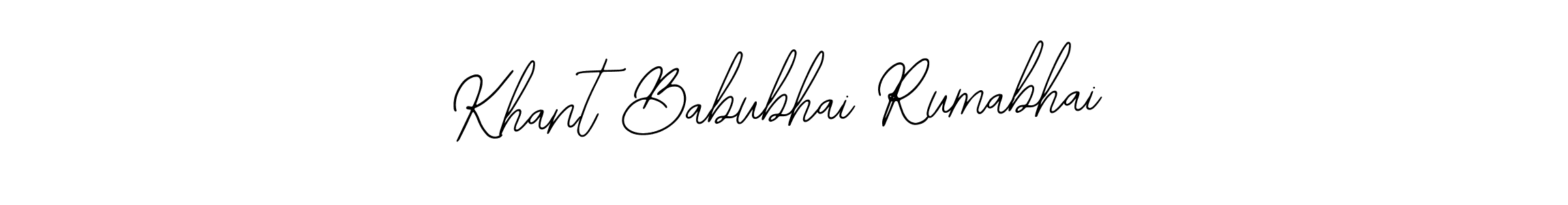 Also we have Khant Babubhai Rumabhai name is the best signature style. Create professional handwritten signature collection using Bearetta-2O07w autograph style. Khant Babubhai Rumabhai signature style 12 images and pictures png