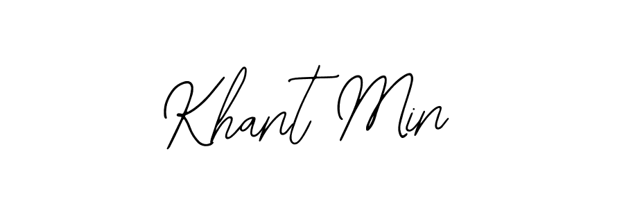 Create a beautiful signature design for name Khant Min. With this signature (Bearetta-2O07w) fonts, you can make a handwritten signature for free. Khant Min signature style 12 images and pictures png