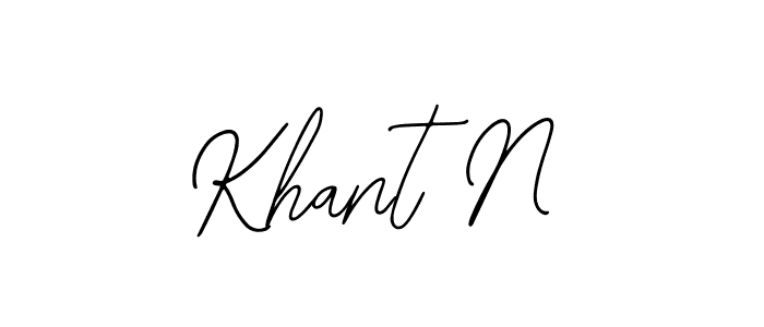 See photos of Khant N official signature by Spectra . Check more albums & portfolios. Read reviews & check more about Bearetta-2O07w font. Khant N signature style 12 images and pictures png