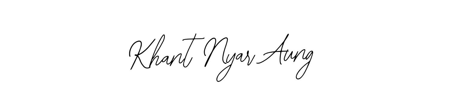 You can use this online signature creator to create a handwritten signature for the name Khant Nyar Aung. This is the best online autograph maker. Khant Nyar Aung signature style 12 images and pictures png